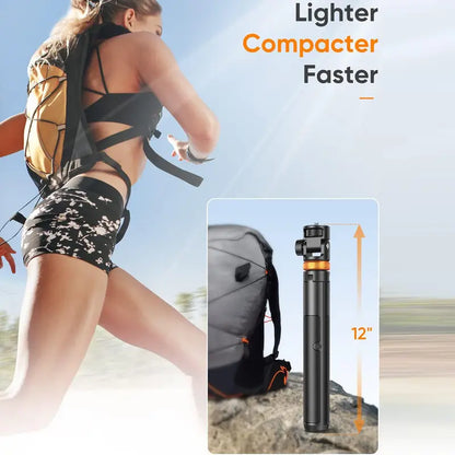 61" Phone Tripod for iPhone/Android & Selfie Stick with Remote, Upgraded Stand, Compatible with iPhone 17/16/15/14/13, Travel-Friendly & Stable