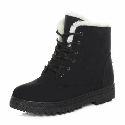 Women’s Warm Winter Boots – Faux-Fur Lined, Comfortable & Stylish