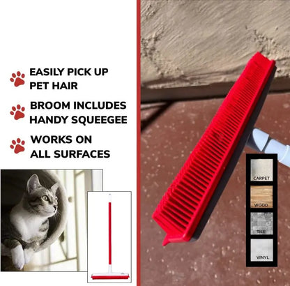 Pet Hair Removal Broom - Extends to 5FT